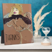 French Woamn Fotoplatte (Seite)