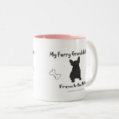 FrenchBulldogBlk Zweifarbige Tasse (VorderseiteRechts)