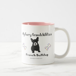 FrenchBulldogBlkWt Zweifarbige Tasse