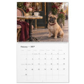 Frenchie About Town Stadtleben Kalender (Feb 2027)