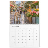 Frenchie About Town Stadtleben Kalender (Mär 2027)