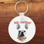 Frenchie Bah Humbug Schlüsselanhänger (Rückseite)