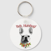 Frenchie Bah Humbug Schlüsselanhänger (Rückseite)