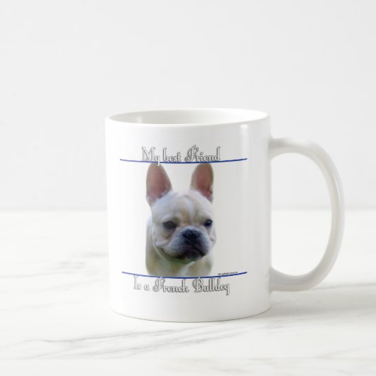 Frenchie Best Friend 2 Kaffeetasse (Rechts)