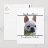 Frenchie Best Friend 2 Postkarte (Vorne/Hinten)