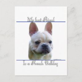 Frenchie Best Friend 2 Postkarte