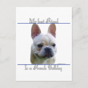 Frenchie Best Friend 2 Postkarte