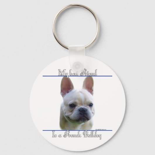 Frenchie Best Friend Schlüsselanhänger (Vorderseite)