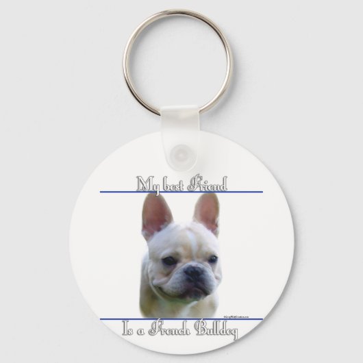 Frenchie Best Friend Schlüsselanhänger (Vorderseite)