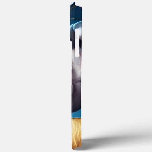 Frenchie Birthday Bash: Ein Niedlicher französisch Case-Mate iPhone Hülle (Rückseite / Links)