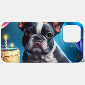 Frenchie Birthday Bash: Ein Niedlicher französisch Case-Mate iPhone Hülle (Rückseite (Horizontal))