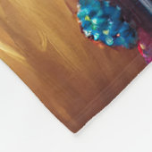 Frenchie Birthday Bash: Ein Niedlicher französisch Fleecedecke (Ecke)