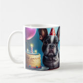 Frenchie Birthday Bash: Ein Niedlicher französisch Kaffeetasse (Links)