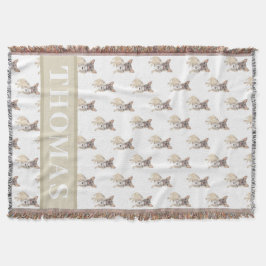 Frenchie (Blue Fawn Tricolor) Baby Blanket Decke