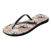 Frenchie Blumenschuhe - Turnschuhe der Badesandalen (Schrägansicht)
