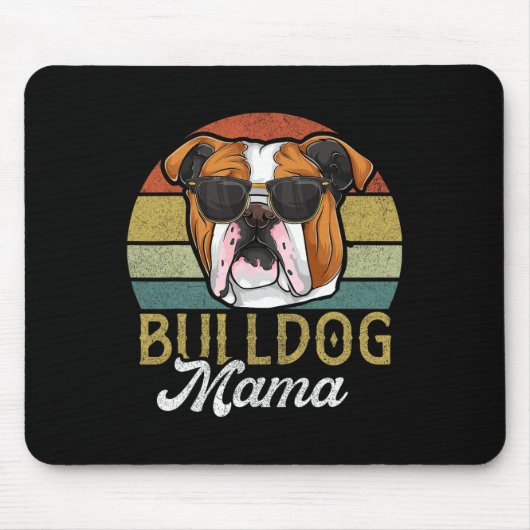 Frenchie Bulldog Mama Dog Mama Mousepad (Vorne)