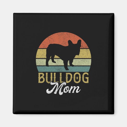 Frenchie Bulldog Mama Magnet (Vorne)