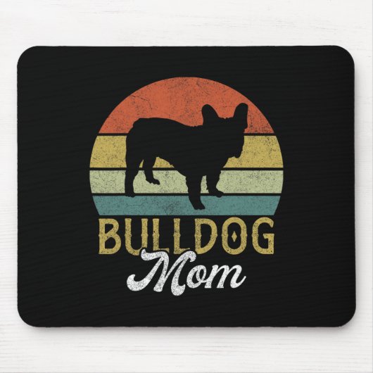 Frenchie Bulldog Mama Mousepad (Vorne)