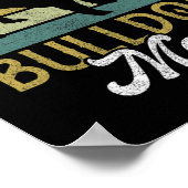 Frenchie Bulldog Mama Poster (Ecke)