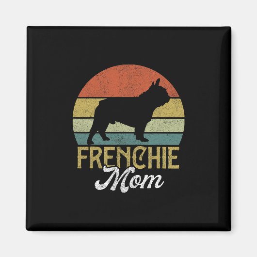 Frenchie Bulldog Mama Women Magnet (Vorne)