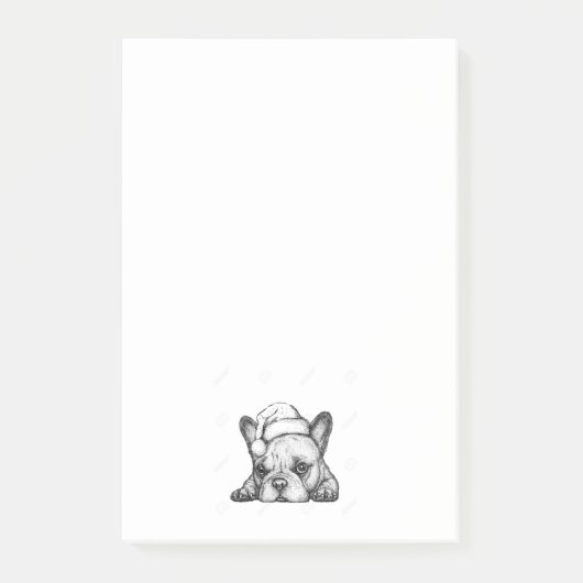 Frenchie Bulldoggen-Post-It Post-it Klebezettel (Vorderseite)