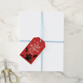 Frenchie Christmas Geschenkanhänger (Mit Garn)