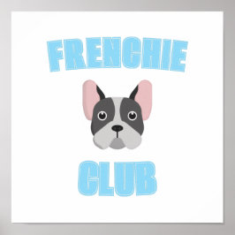 Frenchie Club Französische Bulldogge Liebhaber Mam Poster