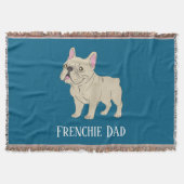 Frenchie Dad Decke (Vorderseite)