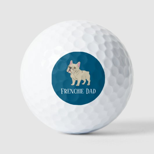 Frenchie Dad Golfball (Vorderseite)