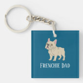 Frenchie Dad Schlüsselanhänger (Vorderseite)