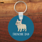 Frenchie Dad Schlüsselanhänger (Rückseite)