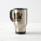 Frenchie-Daddy-Energie-Reisebecher Reisebecher (Vorderseite Links)