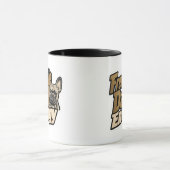 Frenchie-Daddy-Energie-Tasse Tasse (Zentrum)