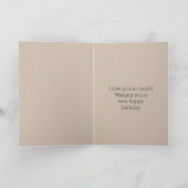 Frenchie Dog Birthday Vater Karte (Innenseite)