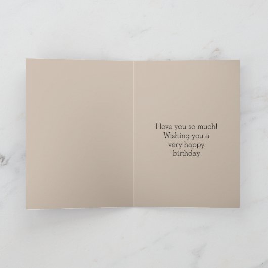 Frenchie Dog Birthday Vater Karte (Innenseite)