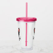 Frenchie Dog Mama Black French Bulldog Acryltrinkbecher (Rechts)