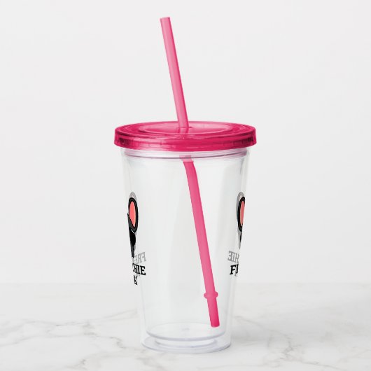 Frenchie Dog Mama Black French Bulldog Acryltrinkbecher (Links)