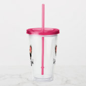 Frenchie Dog Mama Light Fawn French Bulldog Acryltrinkbecher (Rechts)