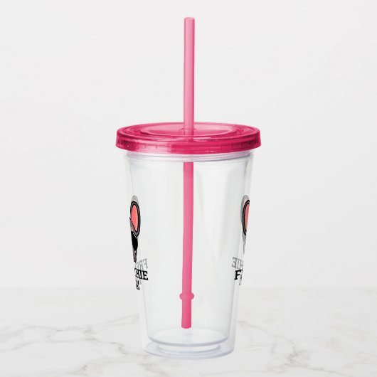 Frenchie Dog Mama Lilac und Tan French Bulldog Acryltrinkbecher (Rechts)