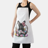 Frenchie Dog Ostern Frenchie Dog Eier Kunst T-Shir Schürze (InSitu)