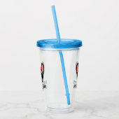 Frenchie Dog Vater Blue und Tan French Bulldog Acryltrinkbecher (Links)