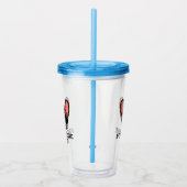 Frenchie Dog Vater Red Fawn French Bulldog Acryltrinkbecher (Rechts)