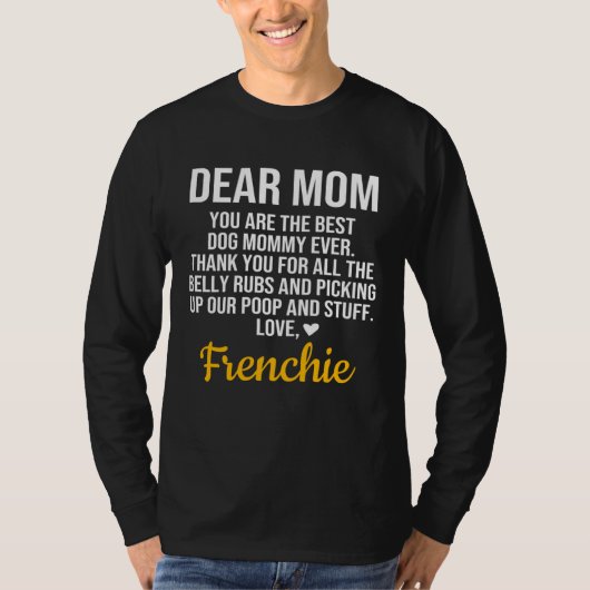 Frenchie  Frenchie Mama T-Shirt (Vorderseite)
