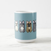 Frenchie Freunde Kaffeetasse (Mittel)