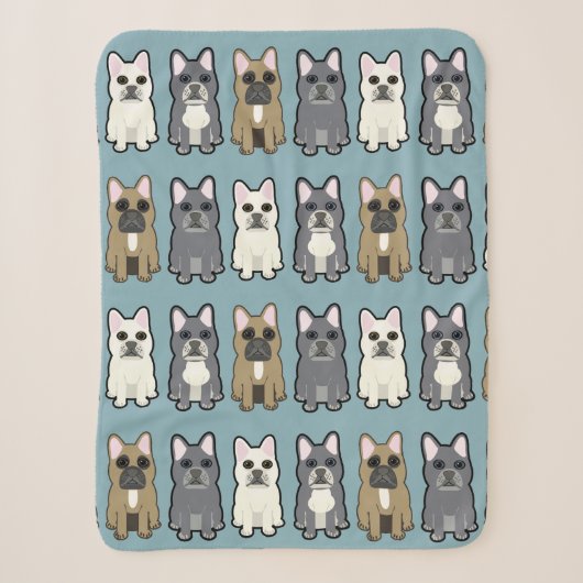 Frenchie Freunde Sherpadecke (Vorderseite)