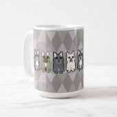 Frenchie Friends Kaffeetasse (Vorderseite Links)