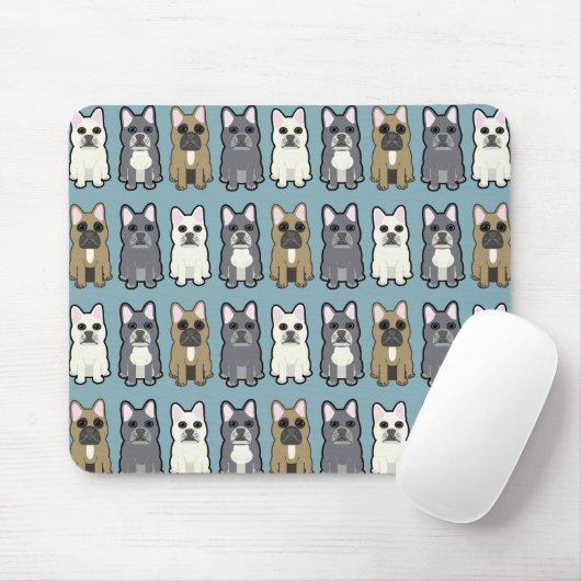 Frenchie Friends Mousepad (Mit Mouse)