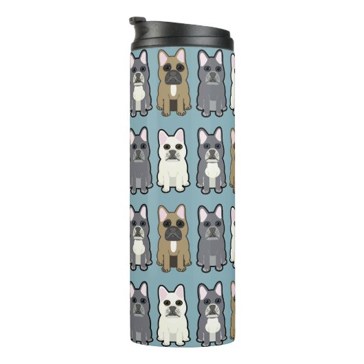 Frenchie Friends Thermosbecher (Nach rechts gedreht)