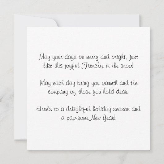 Frenchie Frosty Bliss Anpassbar (Rückseite)