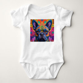 Frenchie Fun Birthday Fantasy Baby Strampler